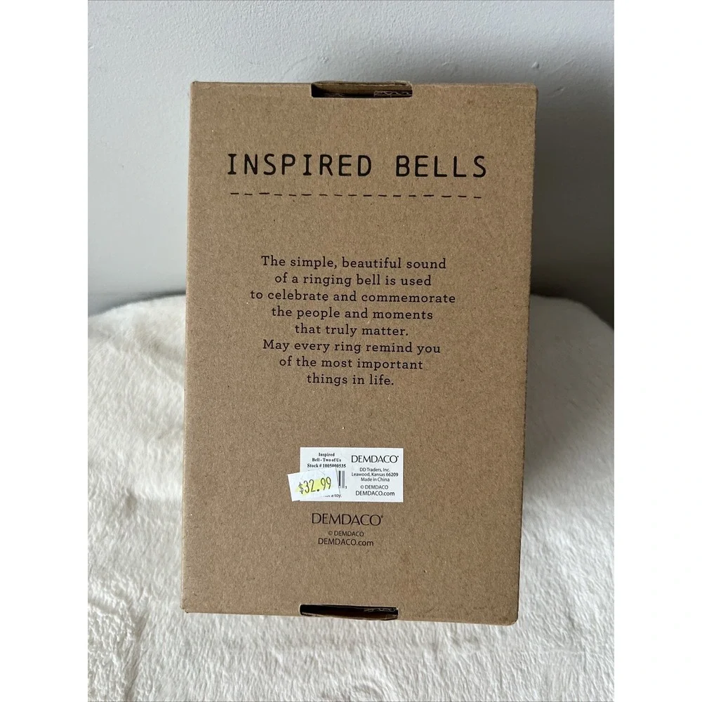 DEMDACO Inspired Two of Us Bell - New Love Wedding Gift Love